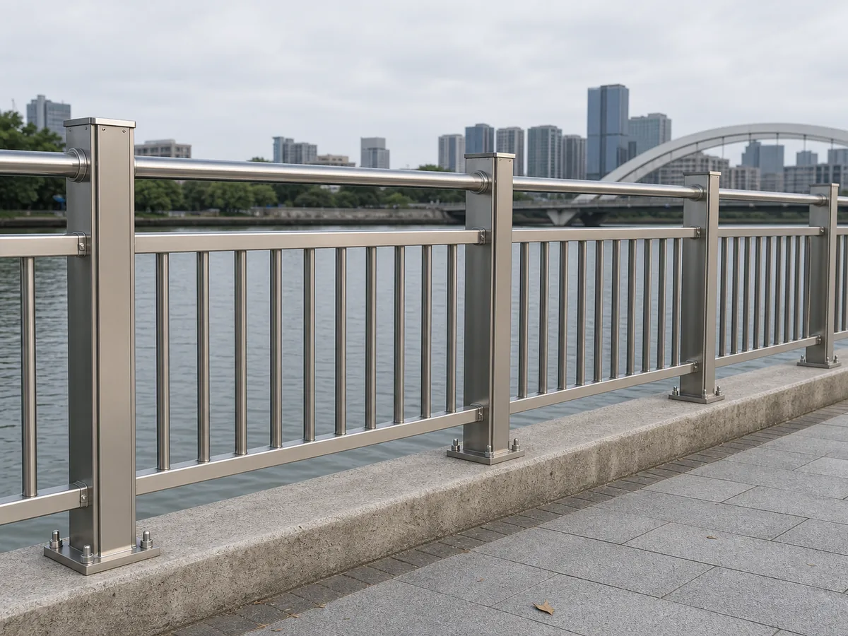 Custom riverside railing visualization